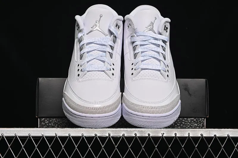 All categories Air Jordan Jordan series basketball shoes Air Jordan 3 GX foreign trade version Air Jordan 3 Retro "Pure Money" AJ3 Joe 3 replica white cat CT8532-111